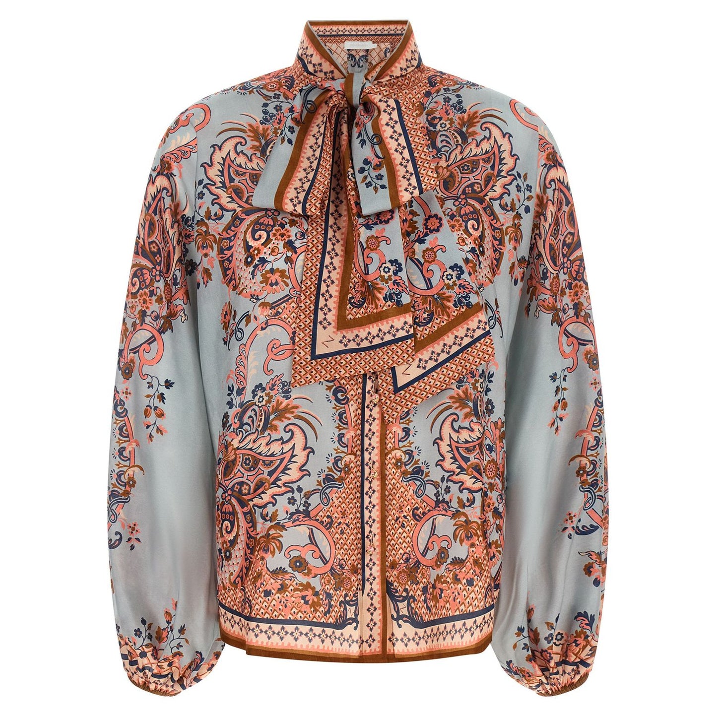 Zimmermann Multicolor Silk Blouse