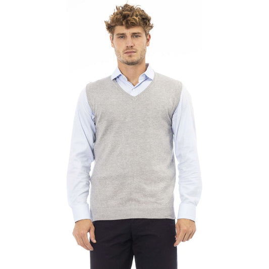 Alpha Studio Vest Vest Alpha Studio Light Gray