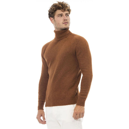 Alpha Studio Sweaters Alpha Studio,AU7071G_4196RAME,Brown,Category-Clothing,Clothing,Gender-Men,Made in Italy,Men,Men > Clothing,Men > Clothing > Topwear,Subcategory-Sweaters,Subcategory-Sweatshirts,Subcategory-Tops,Sweaters,Sweaters - Men - Clothing,wome